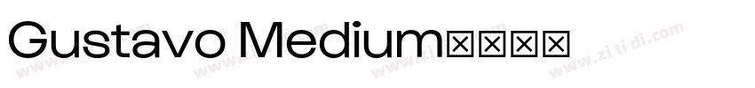 Gustavo Medium字体转换